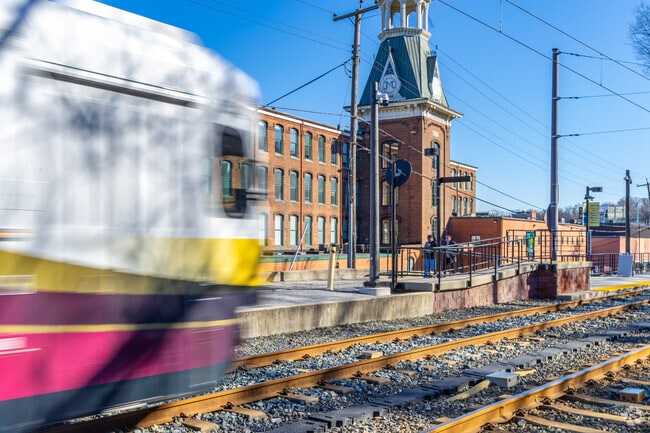 Locals can use the light rails to get around major parts of the city of Baltimore.