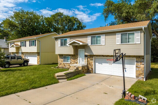 Split-level homes are common alongside historic properties in Sherman.
