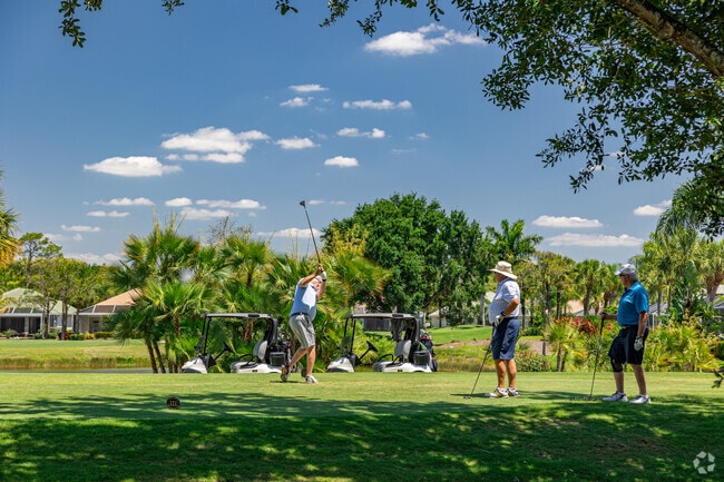Cypress Woods residents have full access the the 18-hole golf course.