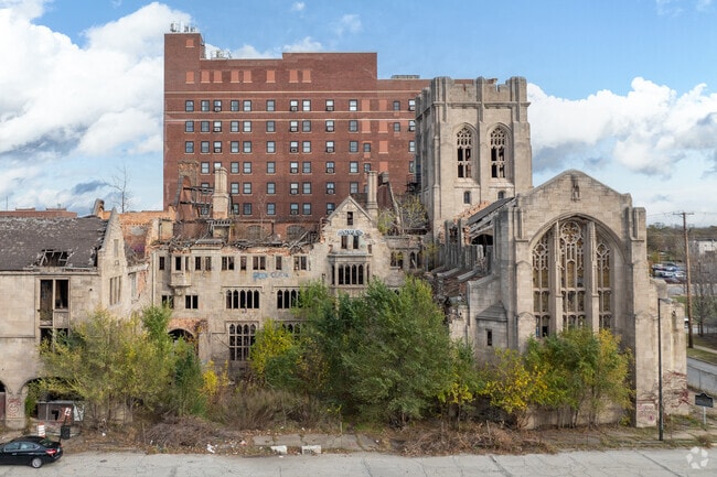 Historic abandoned churches show how the once prosperous city has changed through the years.