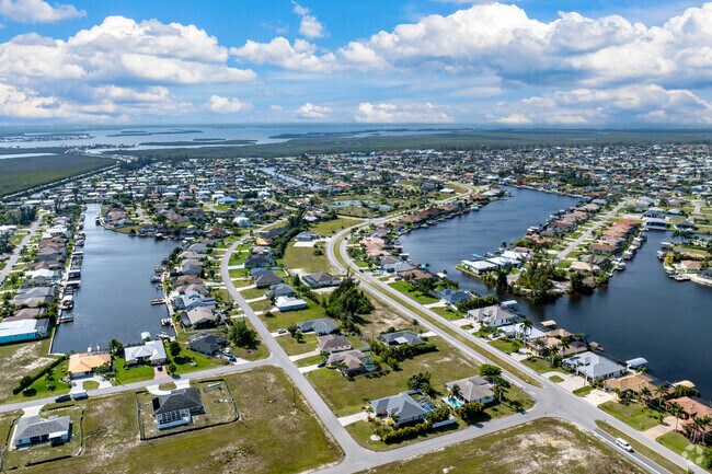 Trafalgar is located within Cape Coral, adjacent to Pine Island on the Gulf of Mexico.
