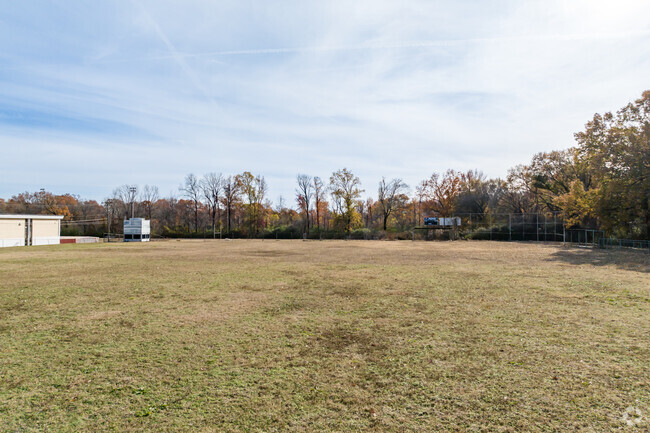 There is ample greenspace for students to enjoy at  Bishop Byrne Middle/High School in Memphis.