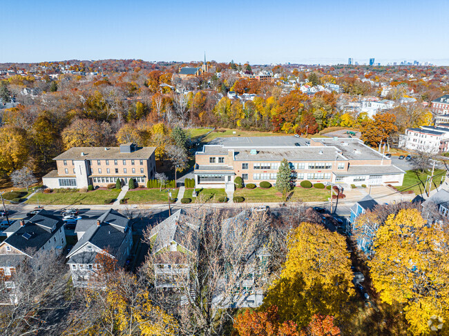 The Sacred Heart STEM School resides in close proximity to the homes in Roslindale, MA.