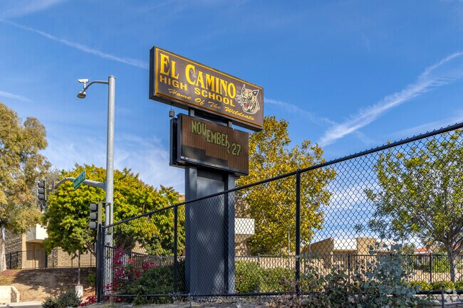 The El Camino High School in Oceanside.