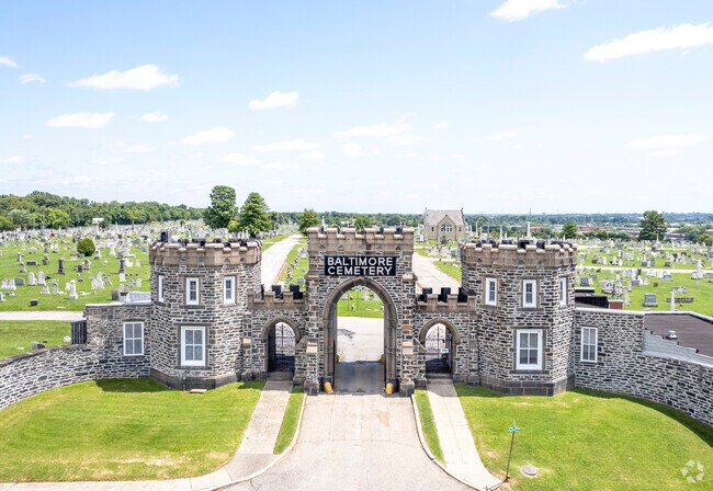 Located in Berea historic Baltimore Cemetery was built in 1850.