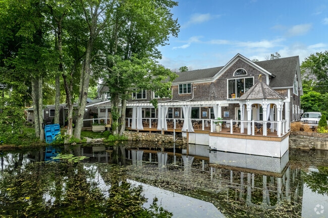 The Crane Brook Restaurant in South Carver has idyllic views.