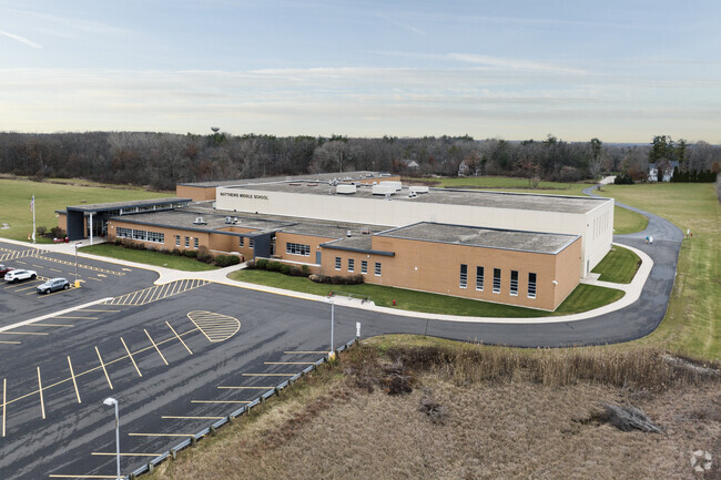 Modern facilities at Mathews Middle School.