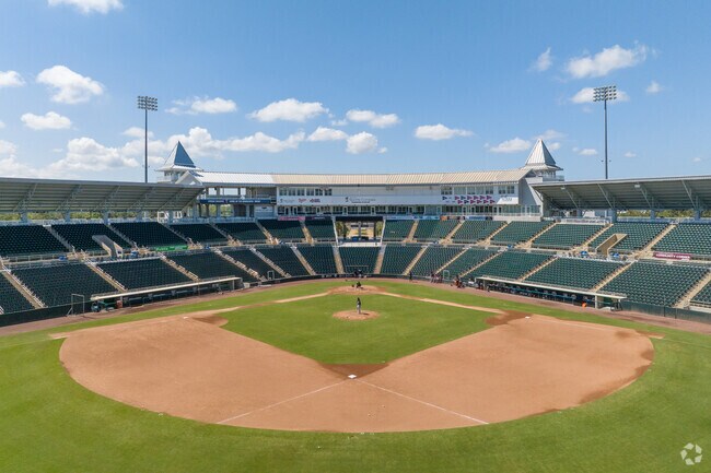Hammond Stadium in Daniel's Crossing is where the Minnesota Twins have Spring Training.