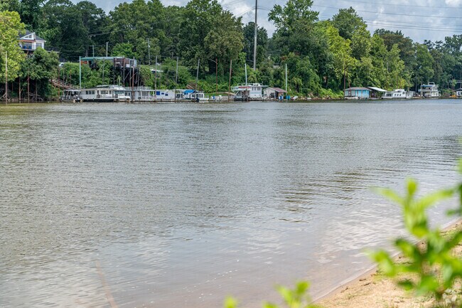 Residents of the Garden District have easy access to the Ouachita River.