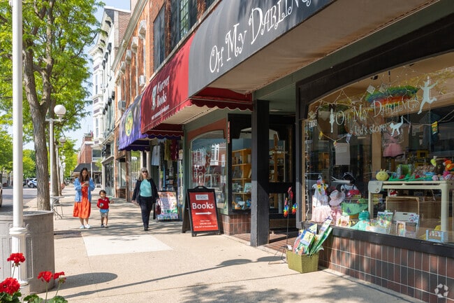 Downtown Saint Joseph is very walkable and welcoming, making for a great vacation destination.