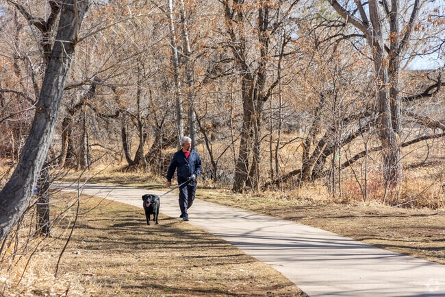 Ralston Creek Trail is well-known for its twisting path, which offers views of cottonwoods and opportunities for wildlife watching.