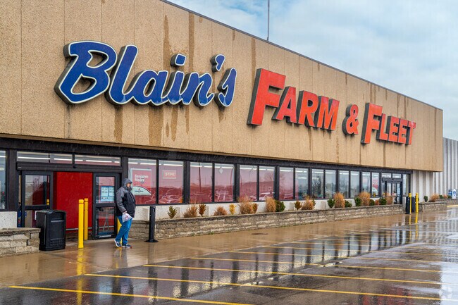 Blaine's Farm & Fleet offers a variety of items, including clothing, auto & farm supplies.
