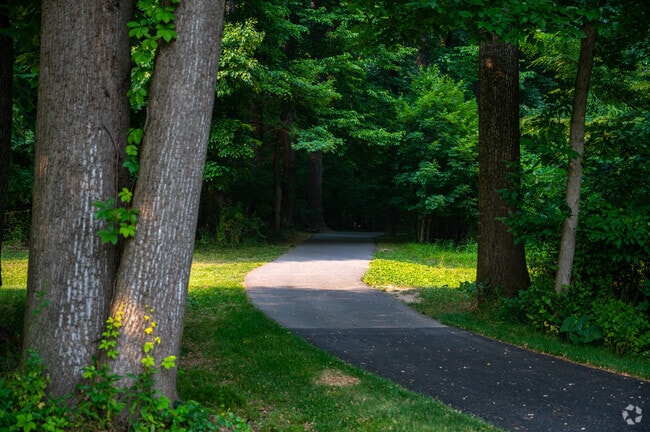 If you're looking for a nice stroll or place to bike, Harper's Choice has many trails.