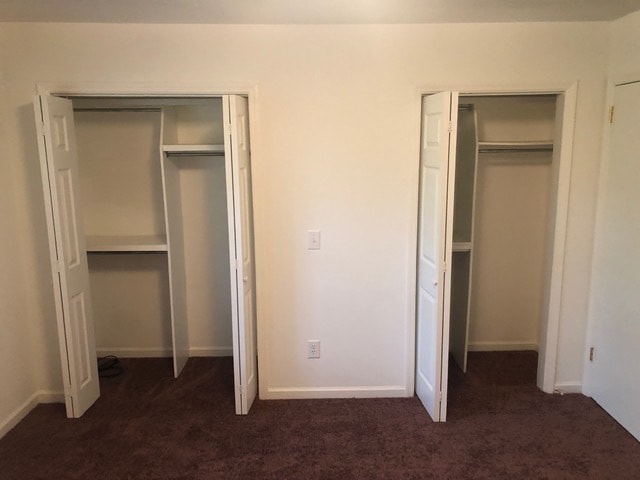 Back bedroom closets
