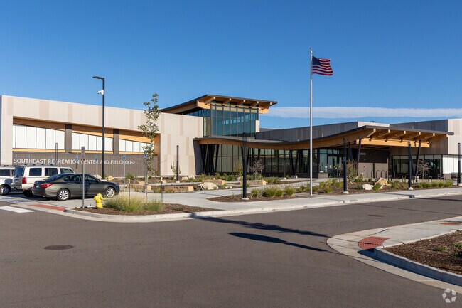 Aurora Southeast Recreation Center near Tollgate Crossing offers swimming and fitness options.