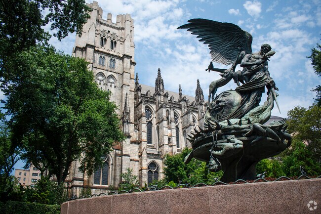 The beautiful Peace Fountain by Greg Wyatt is also located in Julia Gabriel's People's Garden.