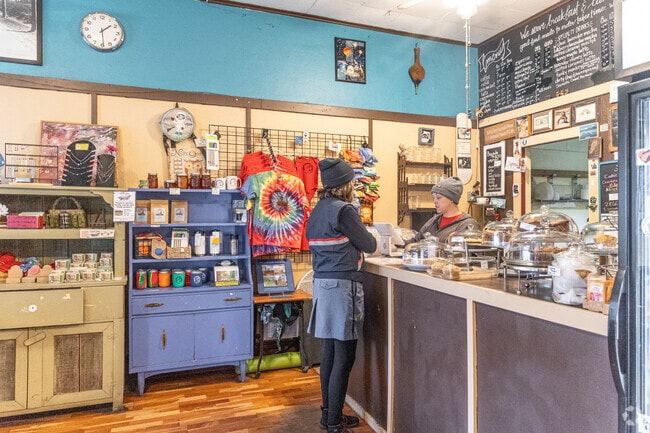 Space Monkey Coffee is a petite cafe and coffee shop in the Mount Scott-Arleta neighborhood.