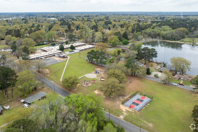 Richardson Elementary School students have plenty of room to run and play during recess.