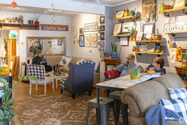 Main Street Coffee Shop in Rockton provides a comfortable setting to read or socialize.