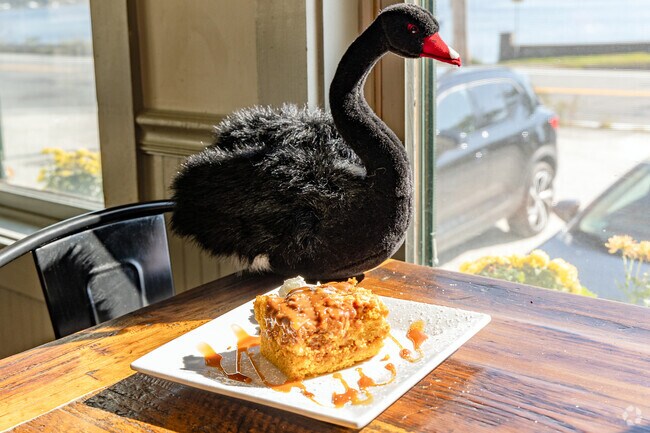 The Black Goose Cafe in the Tiverton neighborhood makes divine cakes and treats of all kinds.