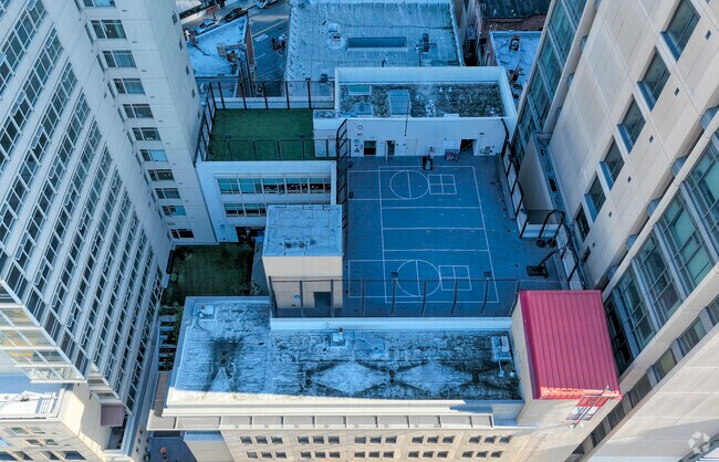 Sterne School has a rooftop play area for eight students in the financial district.