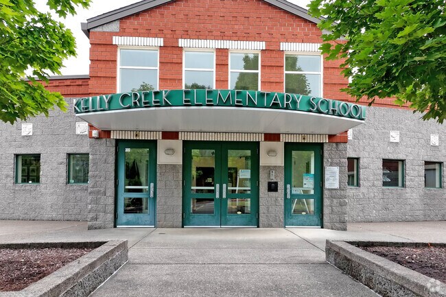 Kelly Creek Elementary serves nearby families with strong academics and community programs.