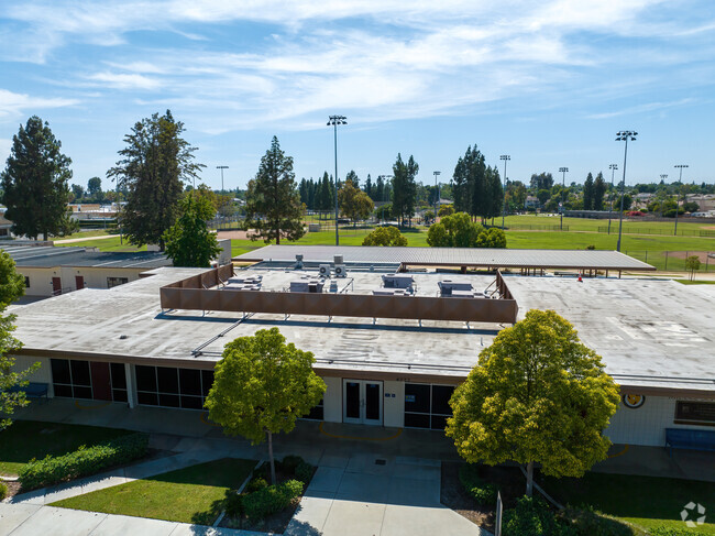 Yorba Linda Middle School main entrance.