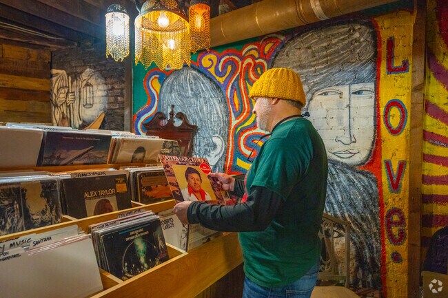 Add nothing but the best to your record collection from the Record Store near Teele Square.