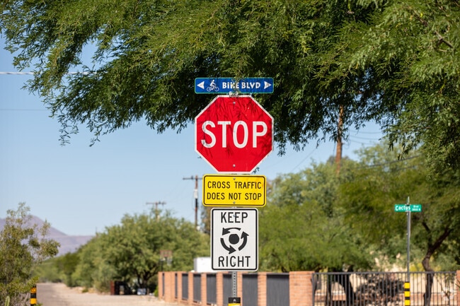 Cactus Boulevard is a designated bike boulevard in Rillito Bend.