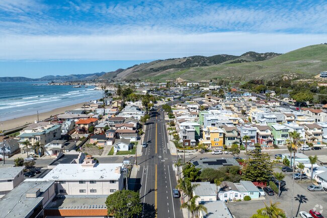 Downton Pismo Beach is located just beside the ocean.