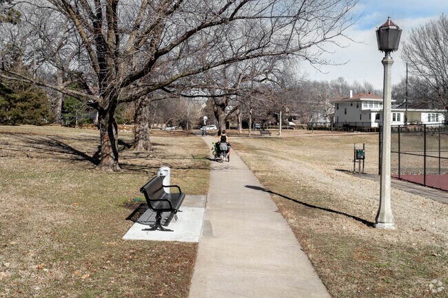 Enjoy a stroll down the paths at College Hill Park.