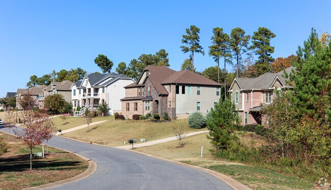 A few of the large homes in the Bells Crossing neighborhood in Troutman.
