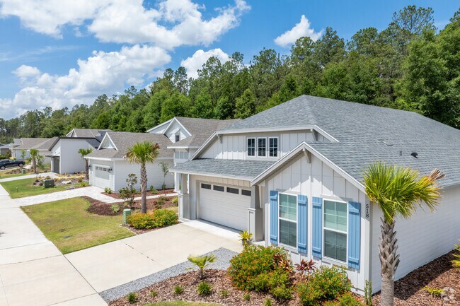 Traditional newly constructed houses are finding their way into Jonesville.