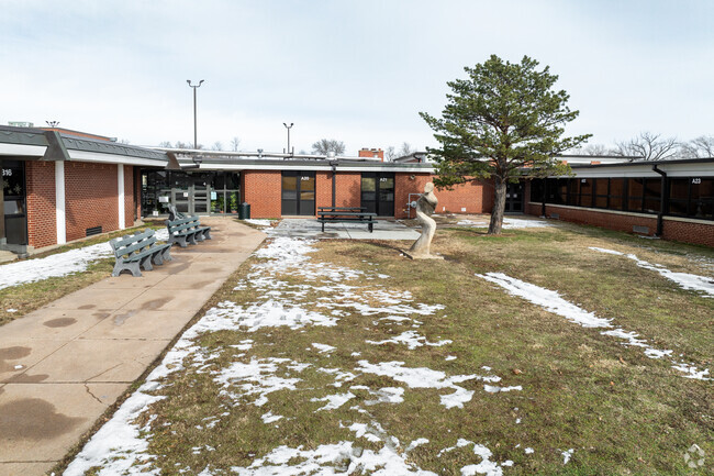 This is the back side of Kelly Liberal Arts Academy.