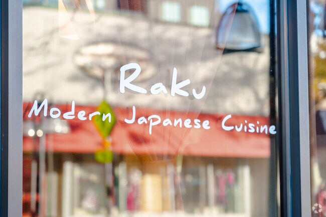 Raku offers residents and visitors an upscale dining experience in traditional Japanese dishes.