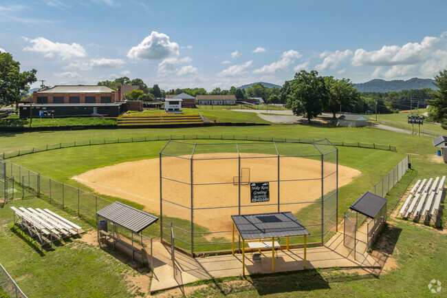 The baseball field is also used by the community surrounding Salem Elementary School.