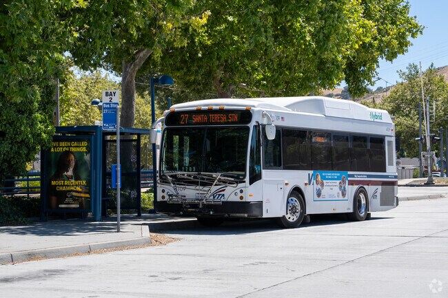 The Santa Teresa VTA Station near Chantillery connects residents to downtown San Jose and beyond.