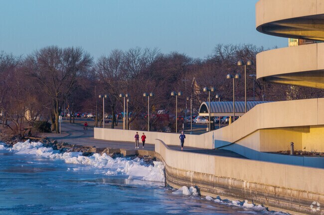 Go for a jog in downtown Madison, just a short drive from Wexford Village.