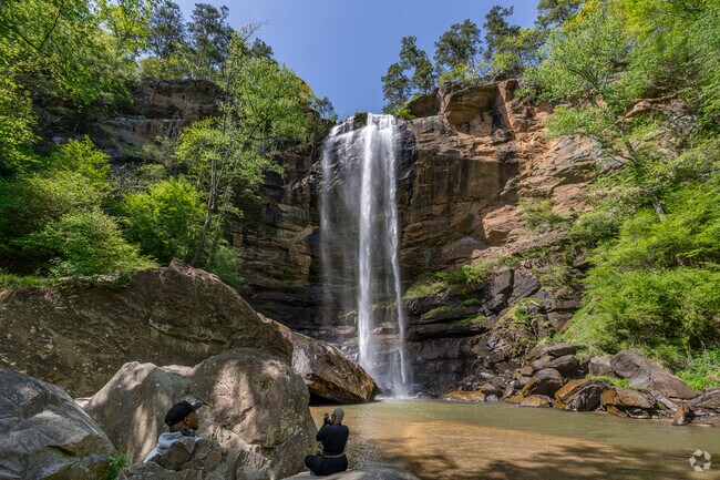 Toccoa Falls provides a lovely slice of serenity right near downtown Toccoa.