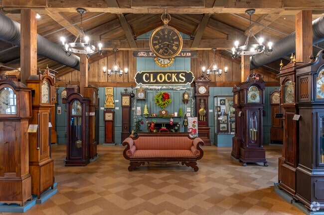 The American Clock & Watch Museum in Bristol has all sizes of clocks and watches on display.