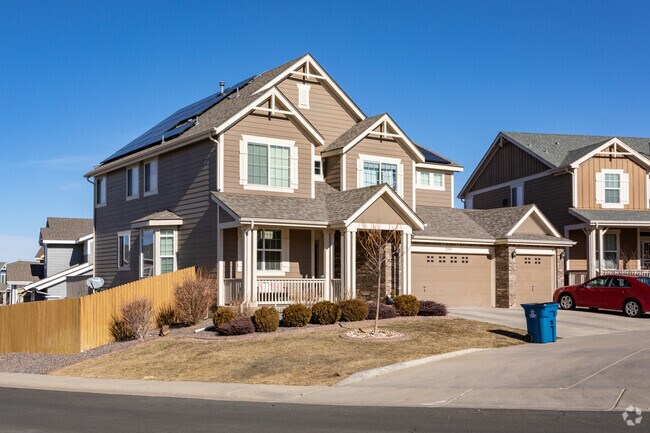 Tallgrass homes often have two or three car garages.