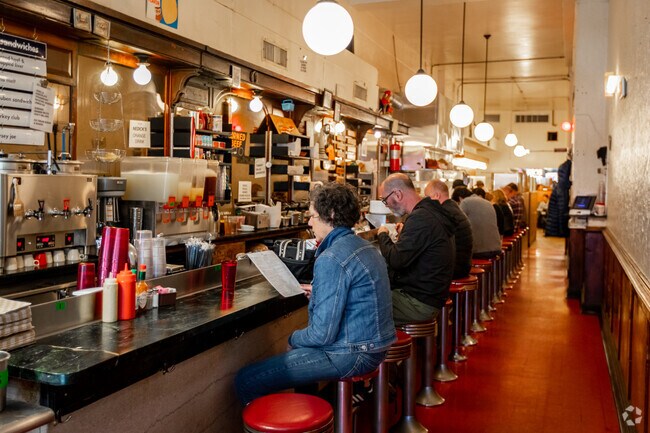People can get an authentic diner experience at S&P Lunch on 5th Avenue in Flatiron District.