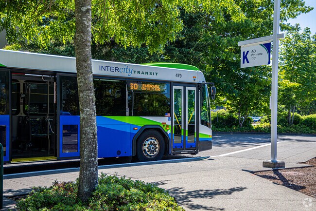 Central Lacey has a dedicated bus depot to help residents get around town.
