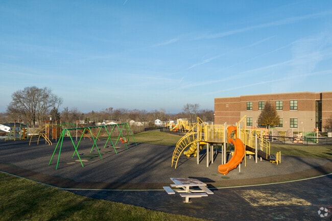 Playgrounds at Monticello challenge young eager minds.