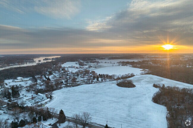 Glacial Park visitors witness a stunning Sunset.