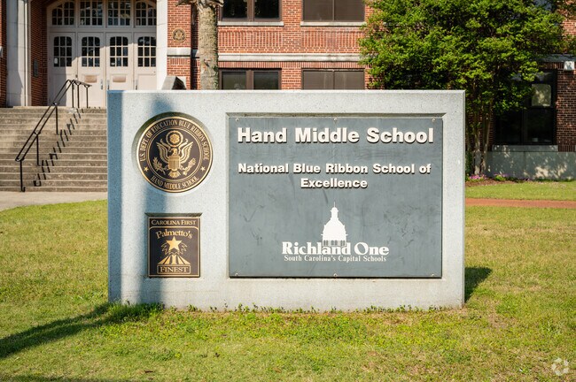 Students in grades 6-8 attend Hand Middle School.