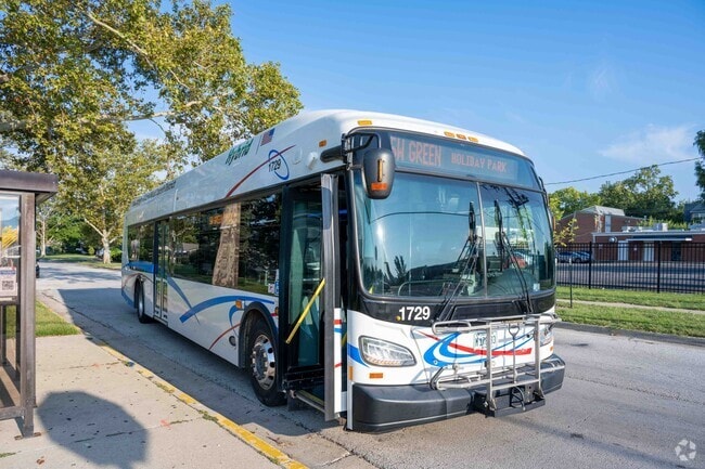 Buses provide transportation for Stone Creek residents to navigate around the Urbana area.