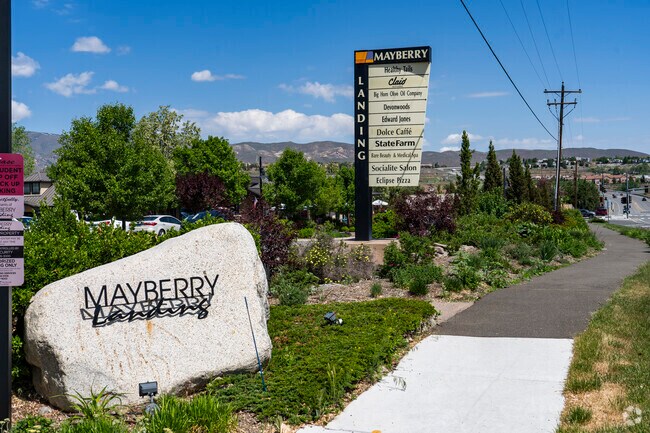 Mayberry Landing is a strip mall with several eateries and shops in Juniper Trails.