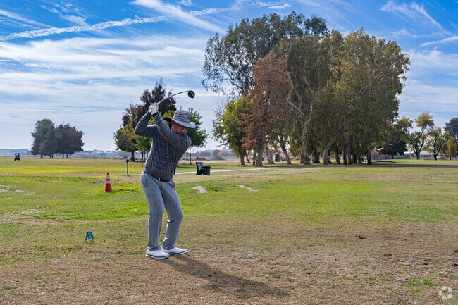 East Delano residents enjoy shooting a round of golf with friends at the golf course.
