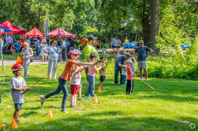 Fun activities for kids can be found at parks near Saint Lawrence McAllister.
